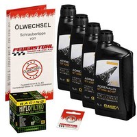 Honda CTX 1300 (SC74) 14-16, Classic 10W40 ÖL + Hiflo Racing ÖLfilter, MotoröL