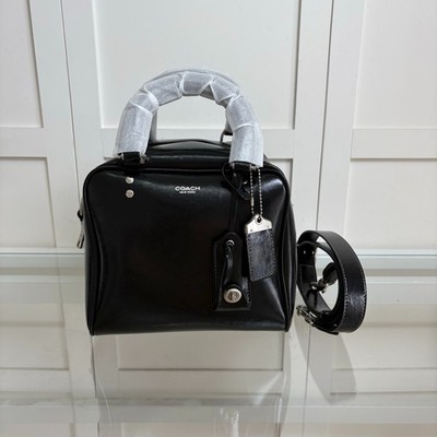 COACH CBH04 Cube Rogue Bag 20 Shoulder Bag Black Zipper 2-way