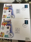 GB STAMPS RARE FIRST DAY COVER 1969 PHOSPHOR COATED MACHIN X 2