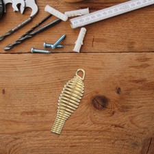 Golden Stainless Steel Fireplace Spring Handle Reusable Comfortable Grip