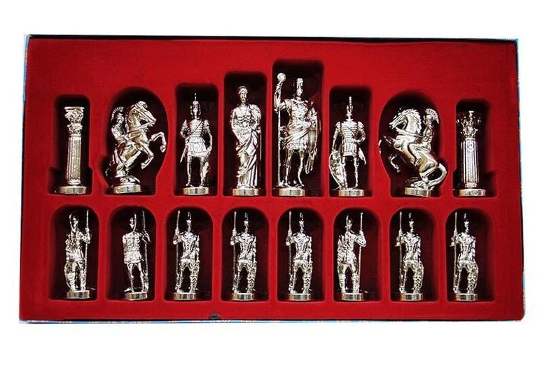 Chess Pieces for Adults Vintage X Large Roman Handcrafted - Christmas Gift 🎁 - Image 2 of 4