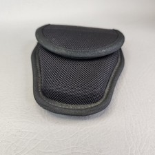 Bianchi Accumold Single Handcuff Pouch Case Black Nylon Hook Loop Closure
