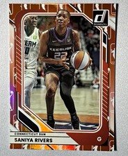 Panini 2026 WNBA Donruss Saniya Rivers Connecticut Sun #81 WNBA Logo Boarder