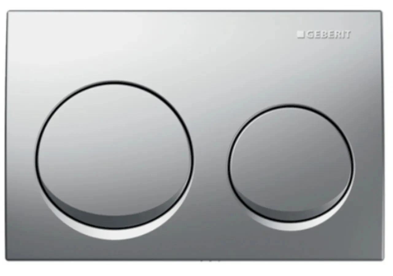 Alpha20MC Geberit flush plate Matt Chrome