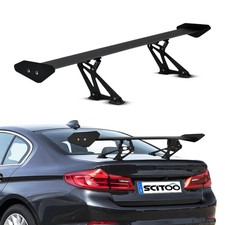 Aluminum Universal Black Rear Trunk Spoiler Wing Replacement