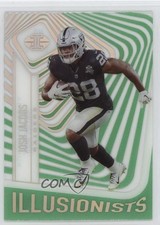 2021 Panini Illusions Illusionists Emerald Josh Jacobs #ILL-4 0c2