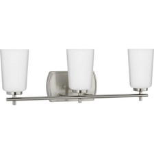 Progress Lighting P300467 Adley 3 Light 23"W Vanity Light - Nickel