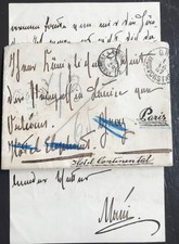 ORIGINAL PRIVATE CORRESPONDENCE - PRINCE ALBERT OF THURN AND TAXIS