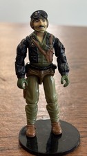 1985 Vintage G.I. GI Joe 3.75 ARAH Heavy Metal v1 Mauler Driver Figure Nice