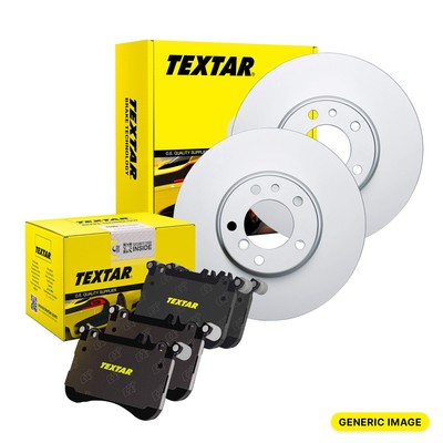 TEXTAR Brake Discs & Pads Front Braking Service Set Fits Chrysler Fiat Lancia