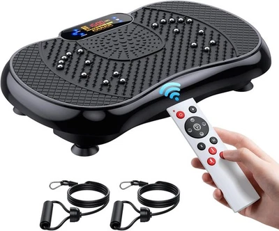 PBYRD NEW Vibration Plate Exercise Machine Whole Body Workout Vibrate Platform Fitness