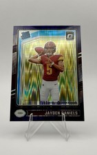 2024 Panini Donruss Optic Jayden Daniels White Sparkle #248 card