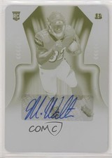 2018 Panini Playbook Rookies Printing Plate Yellow 1/1 Mark Walton #113 Auto 0c3