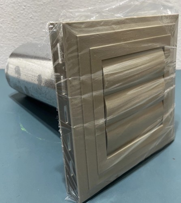 #ad Vinyl Siding Exhaust Vent Bathroom Dryer #16 Z19016 New Almond $10.89