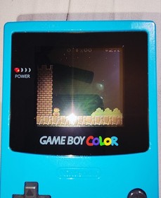 1998 Nintendo Game Boy Color Launch Edition TEAL BLUE PERFECT MINT CONDITION!