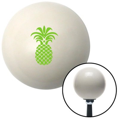 Green Pineapple Ivory Shift Knob w/ M16x1.5 Insert Shifter Auto Manual Custom