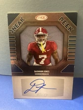 DaShawn Jones 2025 Rookie Low Series Sneak Peek Auto. SPA-DJ Alabama