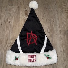 WWE Rare Dean Ambrose Dirty Deeds Christmas Santa Hat Official Adult Wrestling