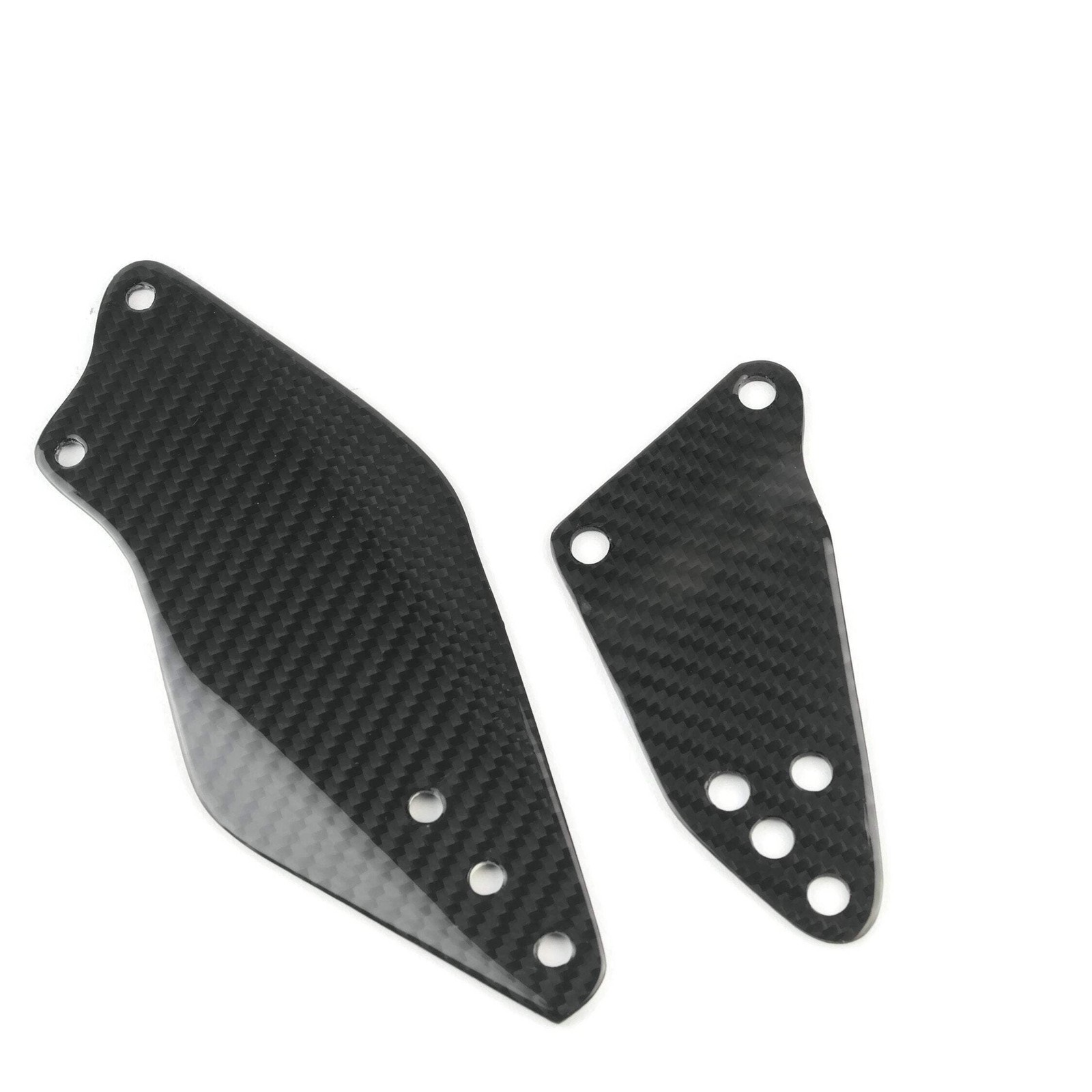 Repose-pieds carbone Kawasaki ZX10R 2006 2007 accessoire moto tuning noir
