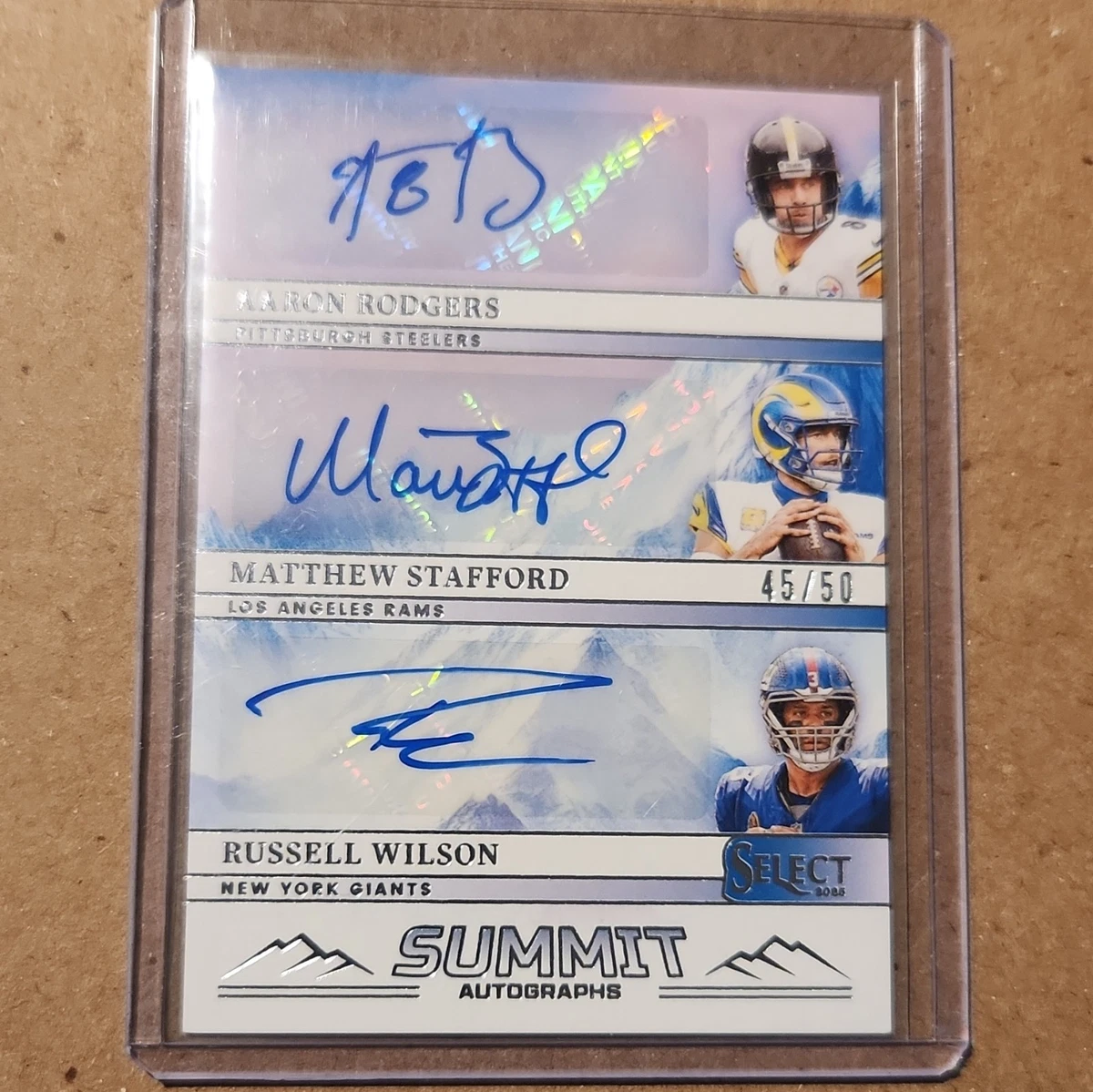 Russell Wilson Autograph Football Trading Cards for sale | eBay