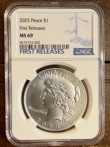 2025 Silver Peace Dollar MS-69 NGC (Early Release)