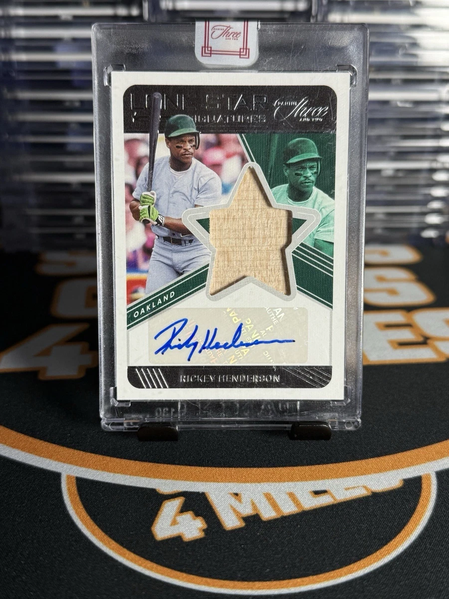 Panini Rickey Henderson Baseball Sports Trading Cards