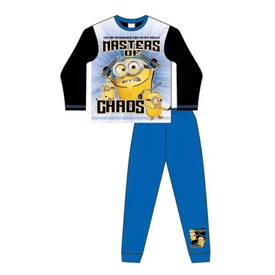 Minions Official Boys Kids Pyjamas PJs Nightwear - 4-10yrs