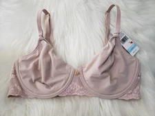 NEW NATORI Bliss Perfection Contour Underwire T-Shirt Bra 721154 32C Rose Beige