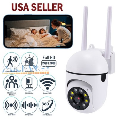 1080P HD Camaras De Seguridad Exterior Inalambrica WIFI Para Casa Smart Home
