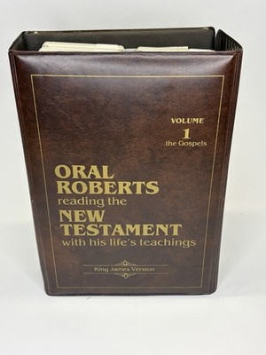 Oral Roberts Reading The New Testament Vol 1 The Gospels 16 Cassette Tape Se