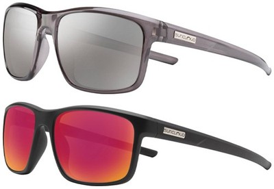 Suncloud Respek Polarized Square Sunglasses w/ Polycarbonate Mirror Lens 202337