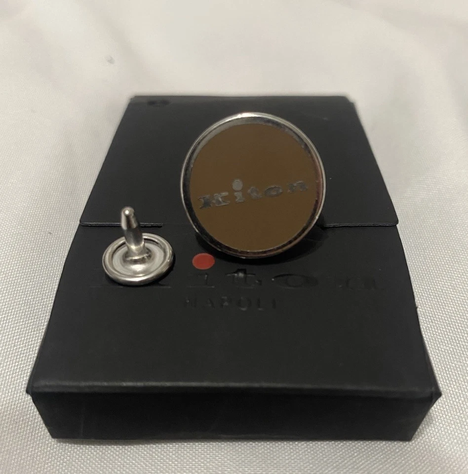 Kiton Repair/Replacement Tan Stud Button 16mmx5mm - Image 3 of 4