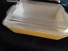 Yellow Pyrex Casserole Dish w/Lid