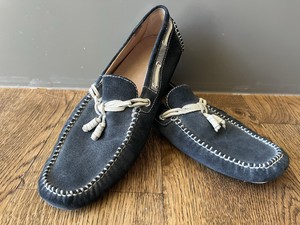 Donald J Pliner Vinco Midnight Blue Suede Driving Moccasins Shirs Red Stitch 42 Donald J. Pliner | Shoes | Donald J Pliner Vinco Midnight  main image 4
