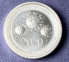 2020 2 Oz. Intaglio Mint Silver Round Made During Covid. Tribute Round.