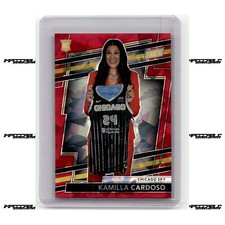 2024 Panini The National VIP - Red Sparkle #RC12 Kamilla Cardoso Rookie /149