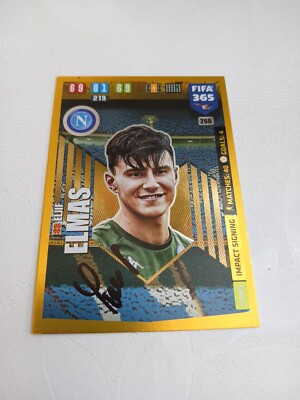 Trading Card Signed Eljif Elmas SSC Napoli NEW 