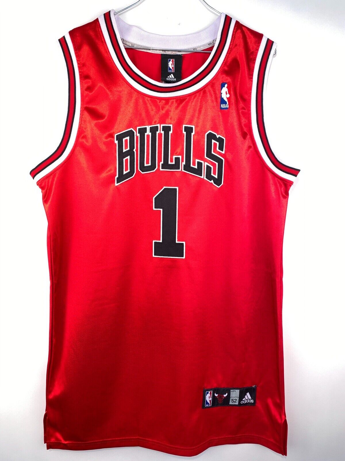 Adidas Chicago Bulls Derrick Rose Jersey #1 NBA Authentics Men's Size 52