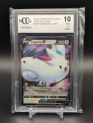 togekiss v pokemon card value Vmax Set - VMAX 141/185 & Togekiss 140/185 - Vivid Voltage Lx2 / F Togekiss V | Vivid Voltage