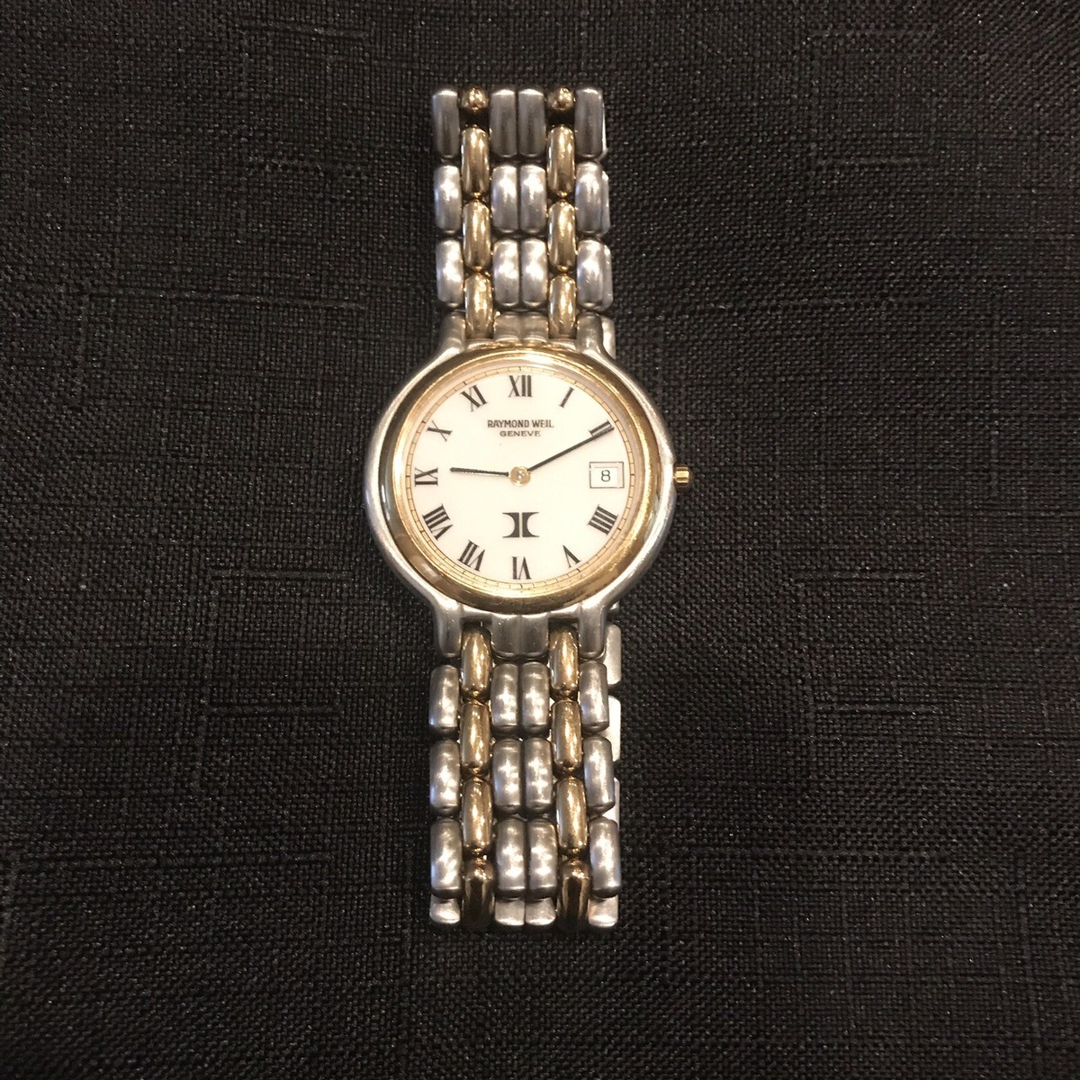 Raymond Weil Geneve-Model 9147 Womens Watch Silver/Gold Strap Day