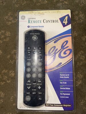 ge universal remote control 4 component remote