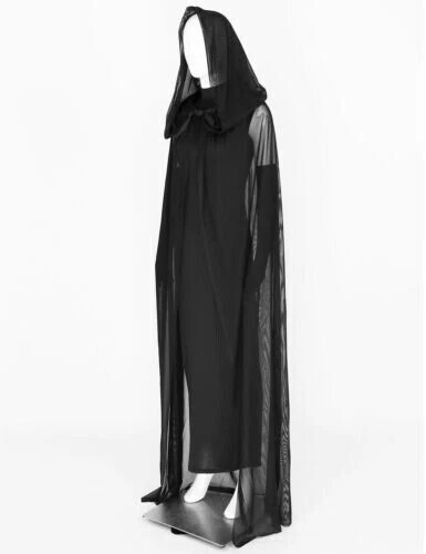 Renaissance Priester Zauberer Gewand Halloween Cosplay Kostüm Cape mit Kapuze Unisex - Bild 23 von 44