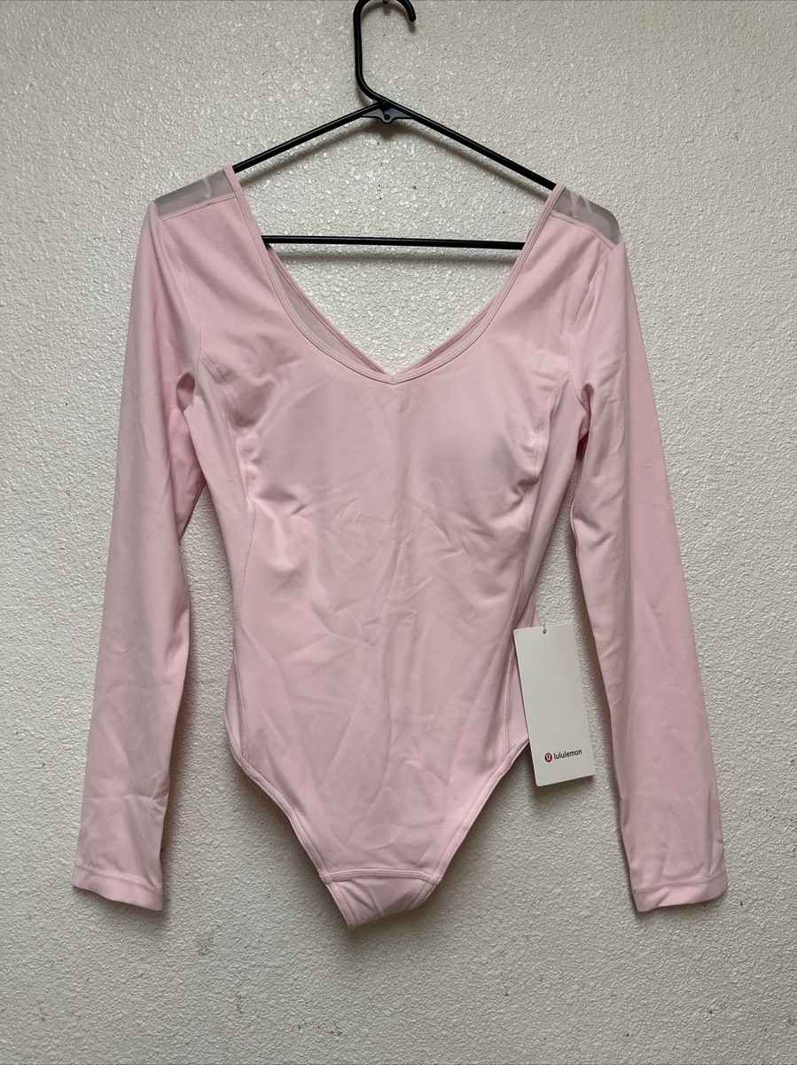 Lululemon Women's Align Mesh Bodysuit *Special Edition Pink