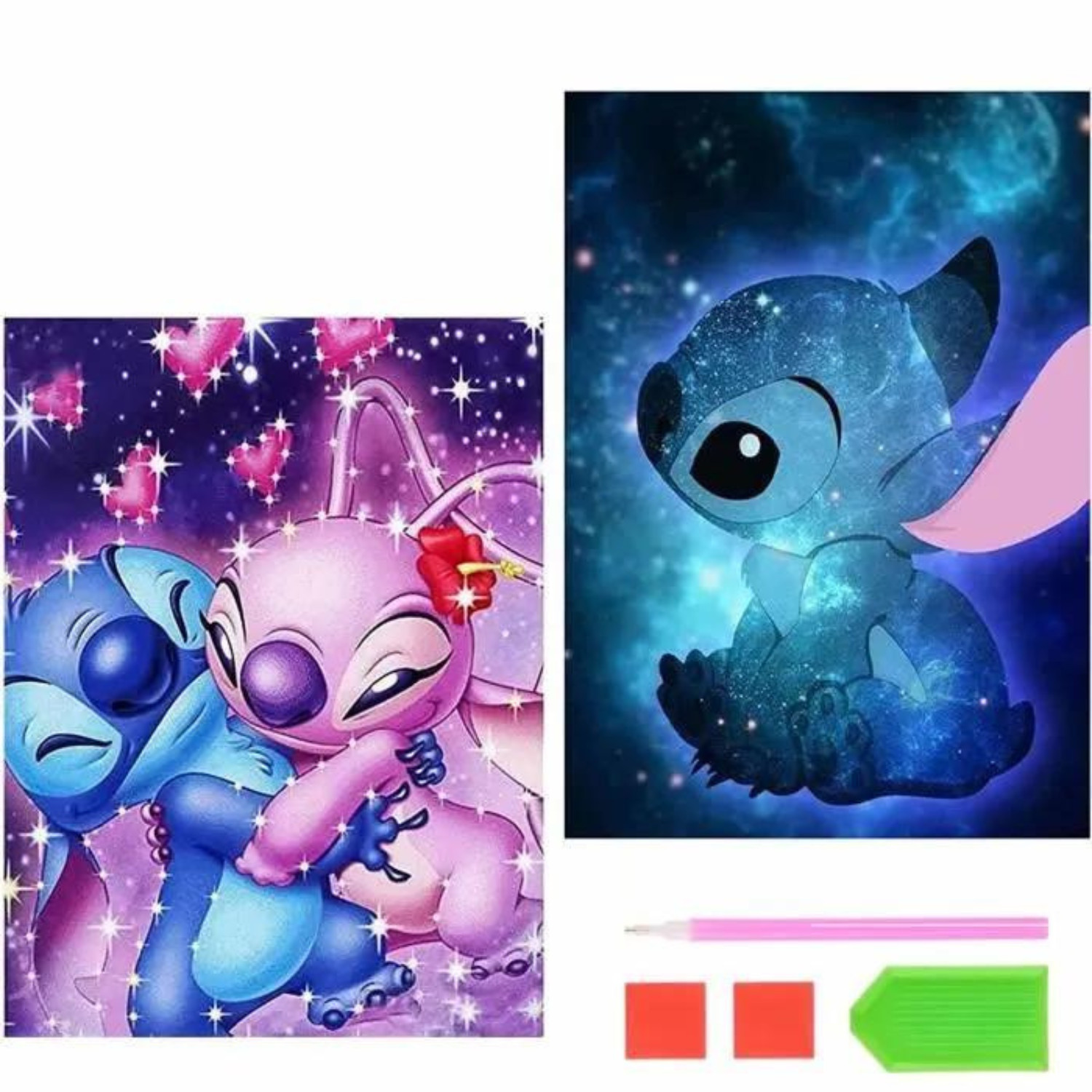 Kits Broderie Diamant Stitch 5D DIY peinture diamant adulte et enfant activité manuelle strass