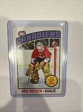 1976 Topps Hockey Card - Ken Dryden Montreal Canadiens #200 (ungraded)