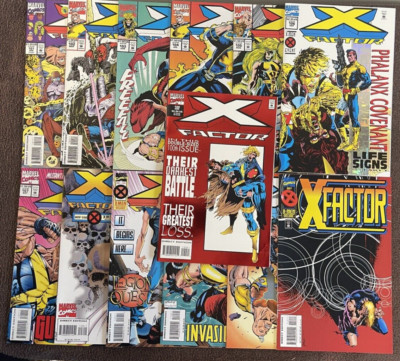 X-FACTOR #100-112 (Marvel, 1994 & 1995) Lot of 13 Consecutive VF/NM Issues