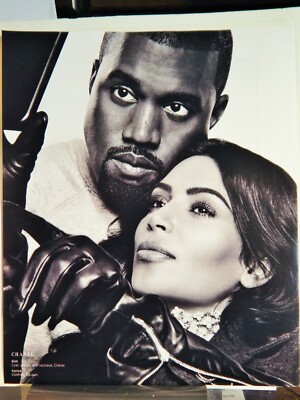 KIM KARDASHIAN IN CHANEL / MIU MIU FINE FASHIONS ORIGINAL 2016 ADVERTISEMENT 
