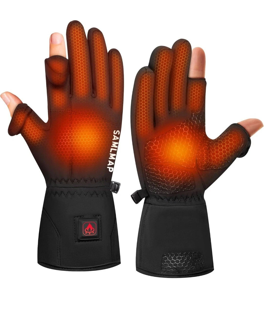 Heated Gloves Electric Gloves Heated for Men/Women Rechargeable Waterproof