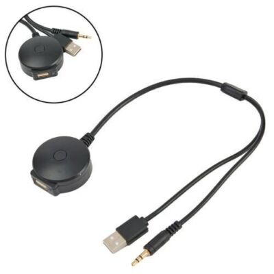 Für Mini-Cooper Schwarz Bluetooth Audio Aux USB-Musikadapter Kabel Stecker