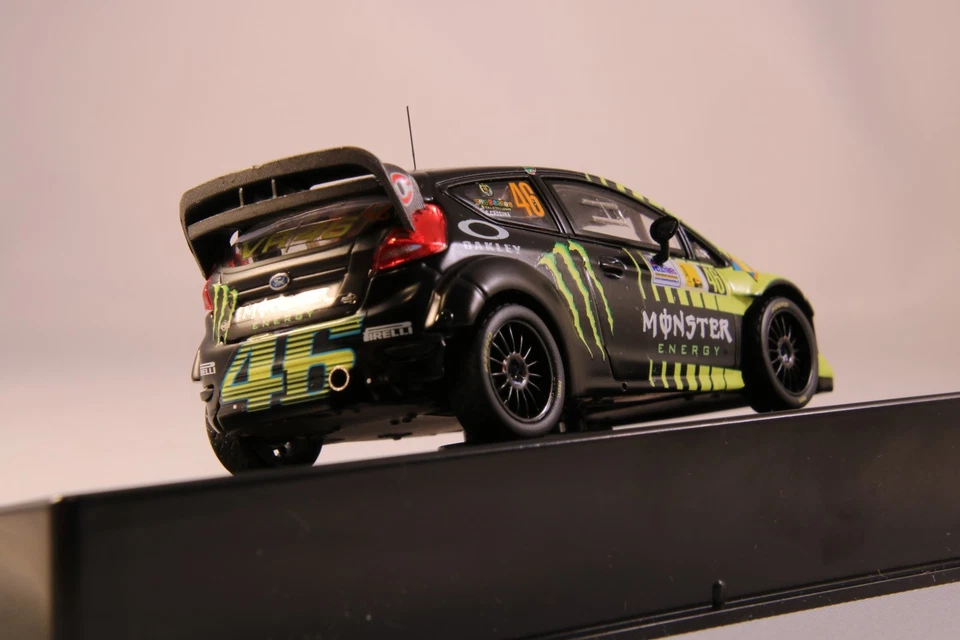 IXO SCALA 1:43 VALENTINO ROSSI MODELLINO AUTO FORD FIESTA WRC RALLY MONZA 2013 - Immagine 4 di 4